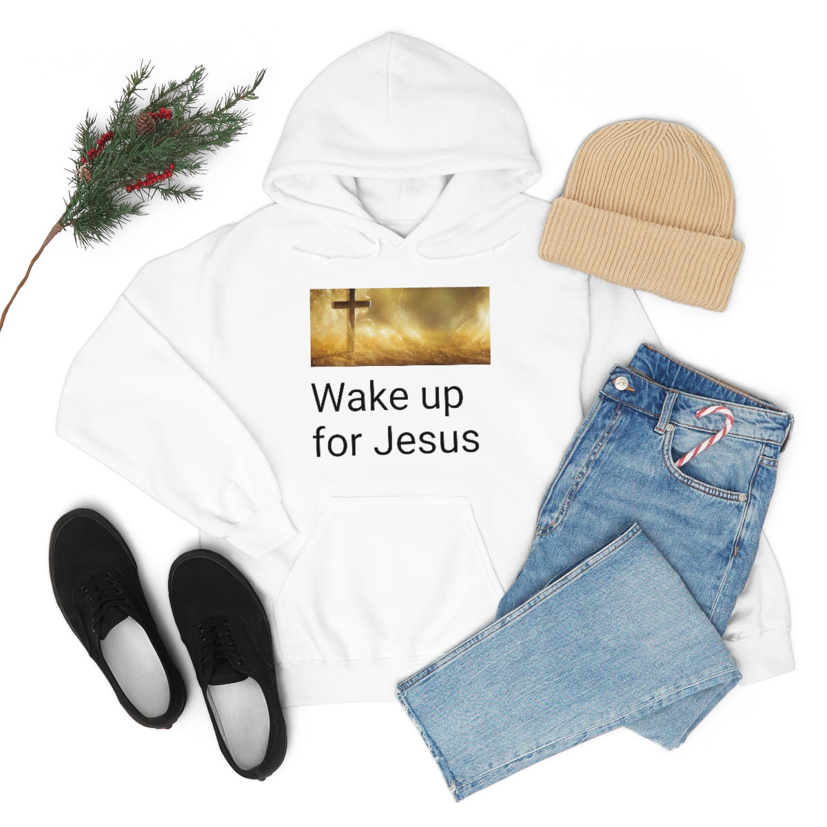 Wake up for Jesus Hooded Sweatshirt