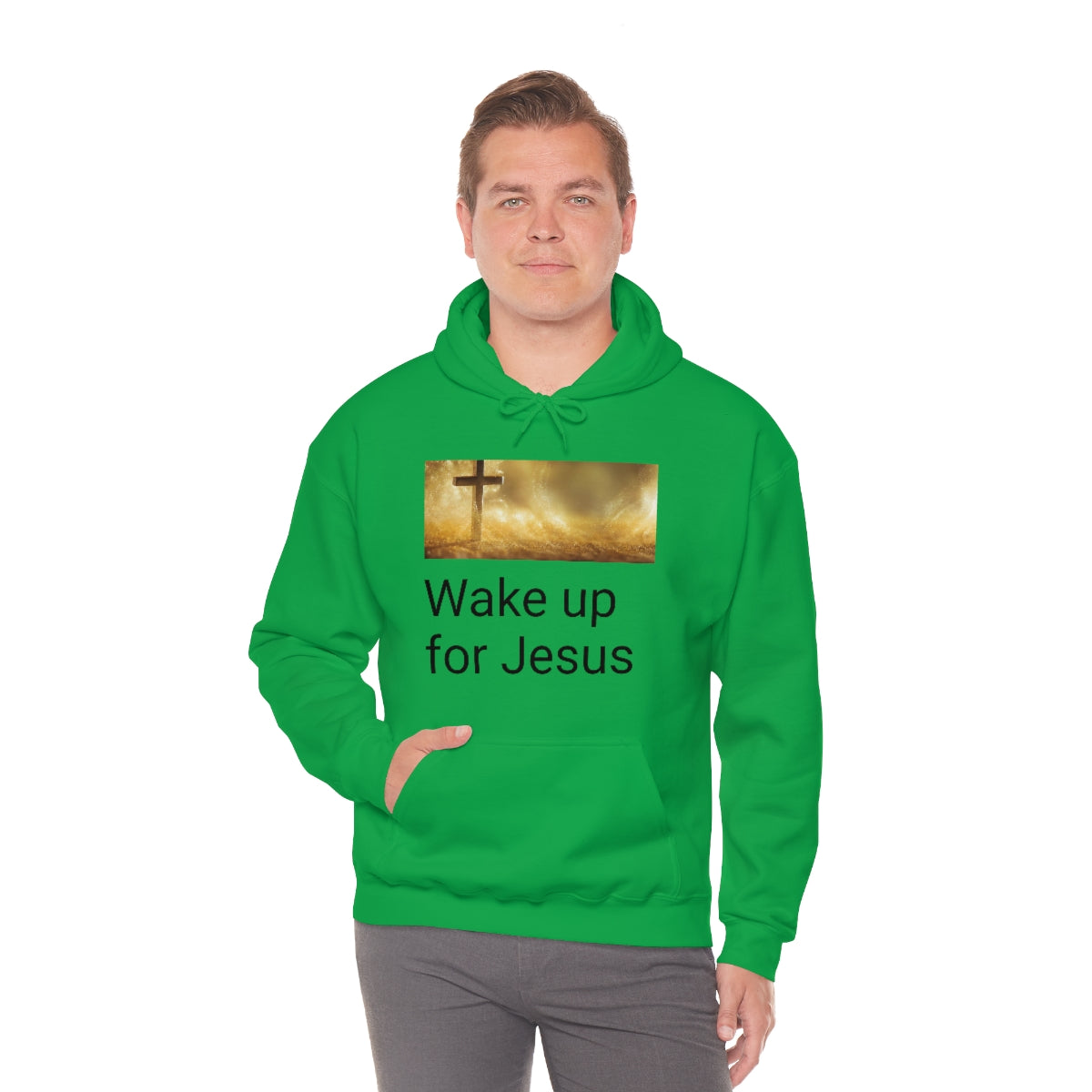 Wake up for Jesus Hooded Sweatshirt