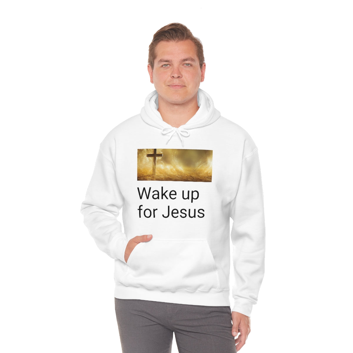 Wake up for Jesus Hooded Sweatshirt