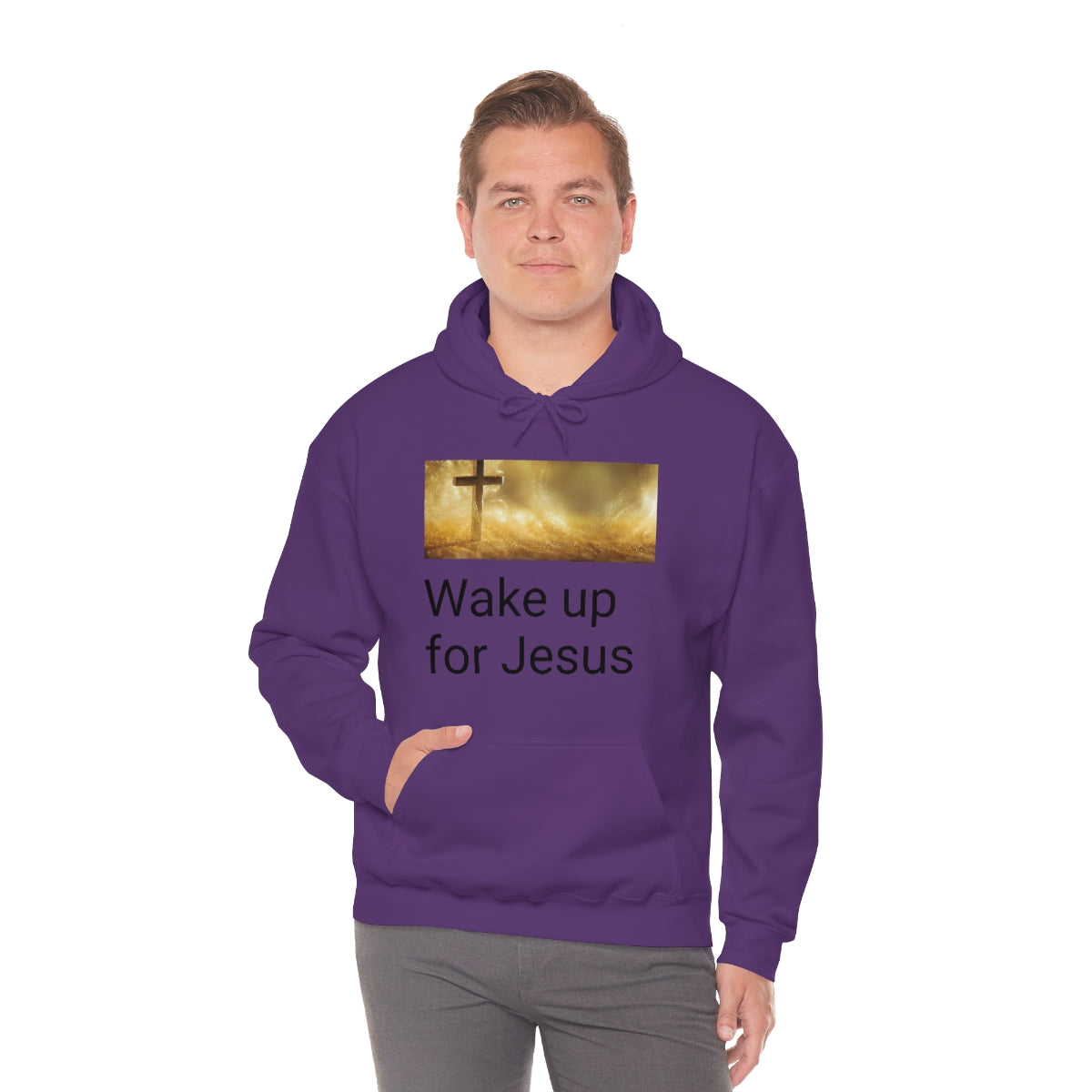 Wake up for Jesus Hooded Sweatshirt