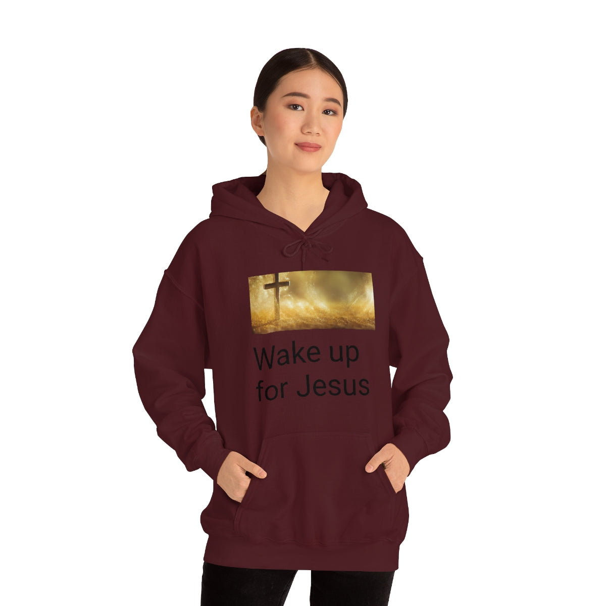 Wake up for Jesus Hooded Sweatshirt