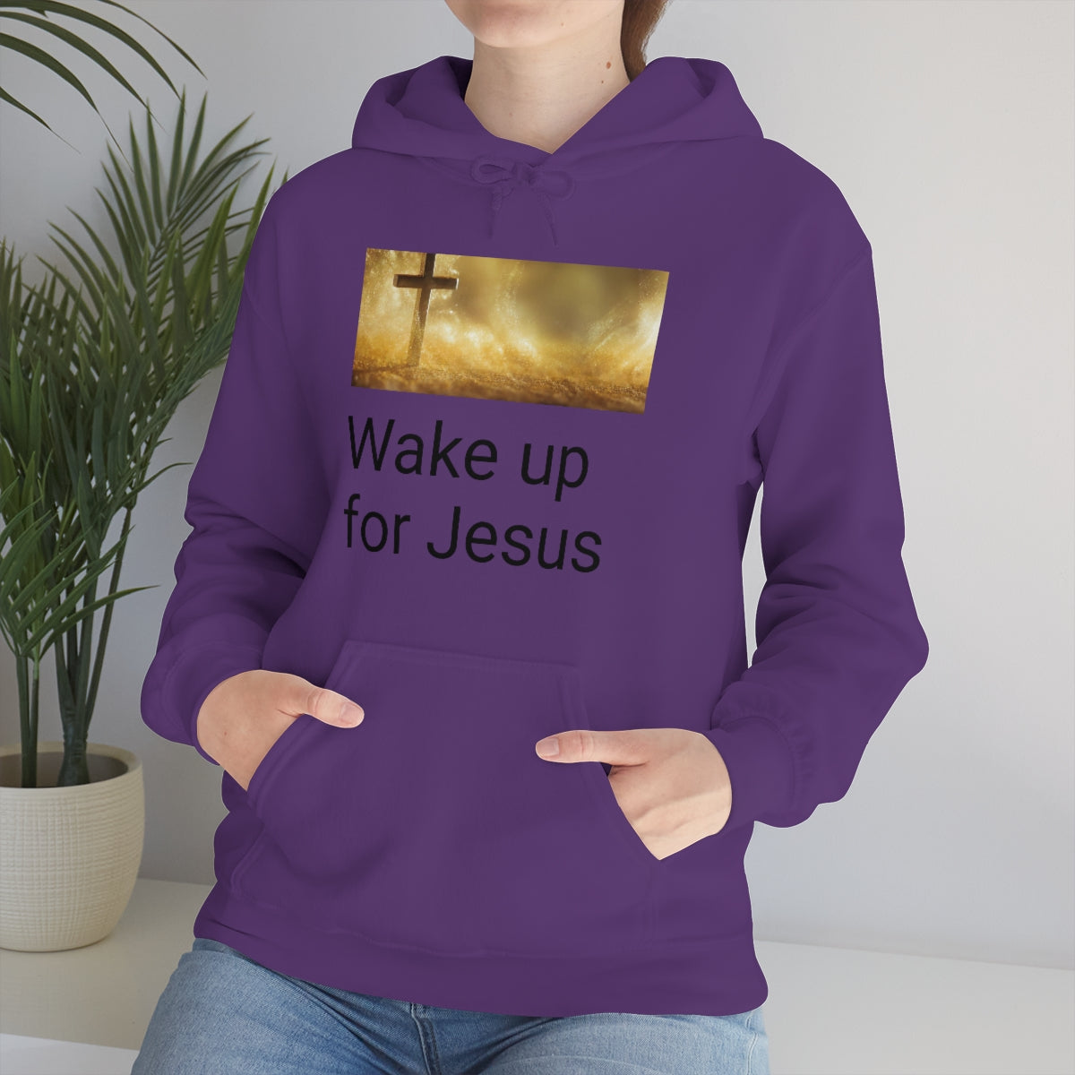 Wake up for Jesus Hooded Sweatshirt