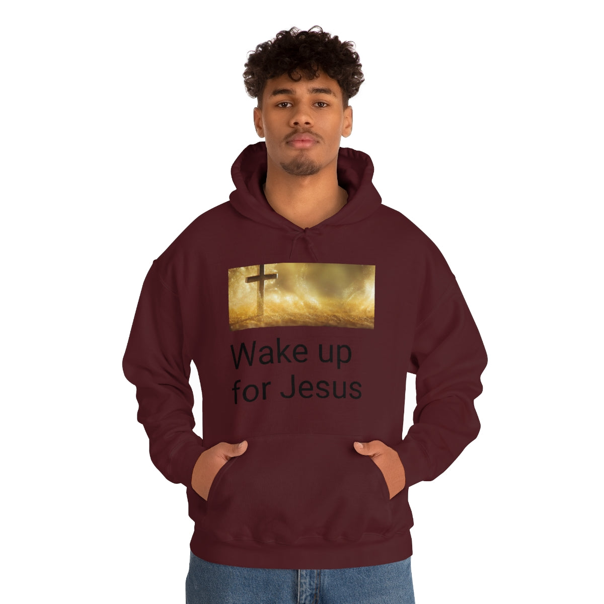 Wake up for Jesus Hooded Sweatshirt